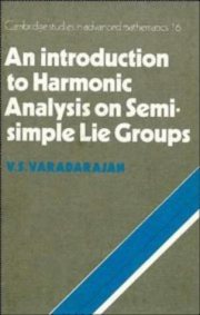 Couverture : An introduction to harmonic analysis on semisimple Lie groups