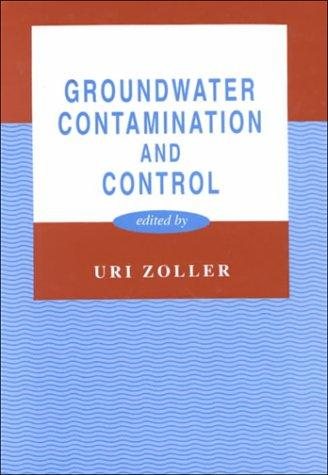 Couverture : Groundwater contamination and control
