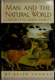 Couverture : Man and the natural world