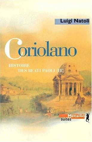 Couverture : Coriolano