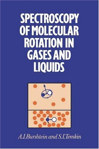 Couverture : Spectroscopy of molecular rotation in gases and liquids