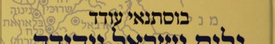 Couverture : Galut Yiśraʼel ṿi-Yehudah be-Ashur uve-Vavel, meʼot 8-6 li-f. s. ha-N