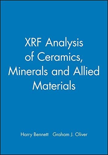 Couverture : XRF analysis of ceramics, minerals, and allied materials