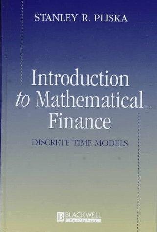Couverture : Introduction to mathematical finance