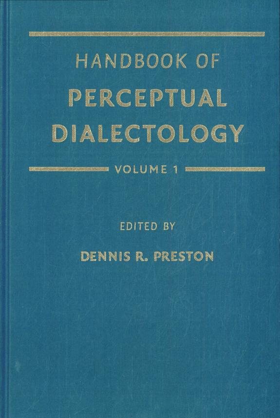 Couverture : Handbook of Perceptual Dialectology