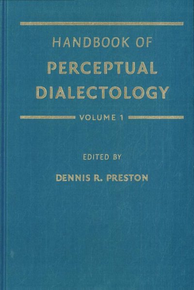 Couverture : Handbook of Perceptual Dialectology