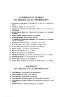 Couverture : La empresa periodistica en España.