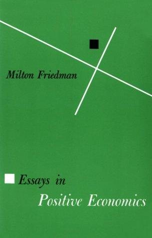Couverture : Essays in Positive Economics (Phoenix Books)