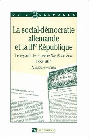 Couverture : La social-démocratie allemande et la IIIe République