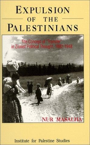 Couverture : Expulsion of the Palestinians