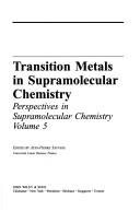 Couverture : Transition metals in supramolecular chemistry
