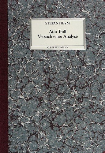 Couverture : Atta Troll