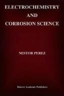 Couverture : Electrochemistry and corrosion science
