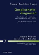 Couverture : Gesellschaftsdiagnosen
