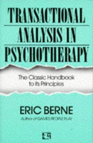 Couverture : Transactional Analysis in Psychotherapy