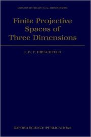 Couverture : Finite projective spaces of three dimensions