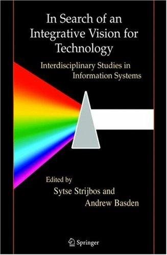 Couverture : In Search of an Integrative Vision for Technology