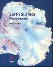 Couverture : Earth surface processes