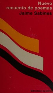 Couverture : Nuevo recuento de poemas