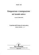 Couverture : Emigrazione e immigrazione nel mondo antico
