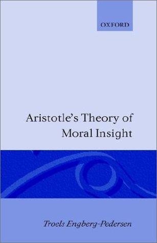 Couverture : Aristotle's theory of moral insight