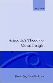Couverture : Aristotle's theory of moral insight