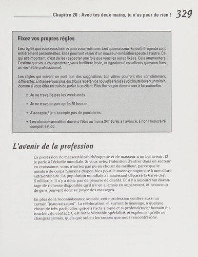 Couverture : Le massage pour les nuls