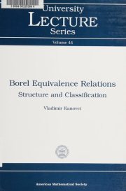 Couverture : Borel equivalence relations