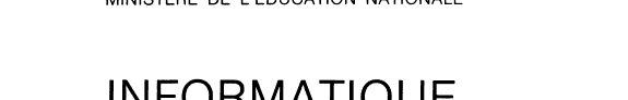 Couverture : Informatique et enseignement