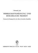 Couverture : Wiener rechtsgeschichtliche Arbeiten