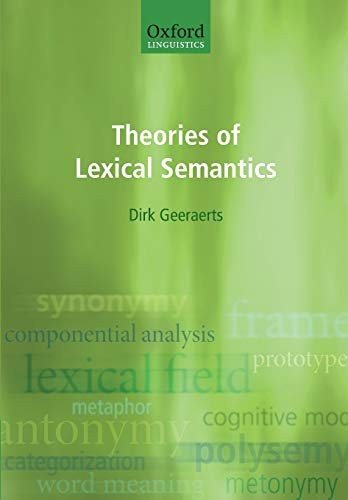 Couverture : Theories of Lexical Semantics