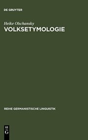 Couverture : Volksetymologie