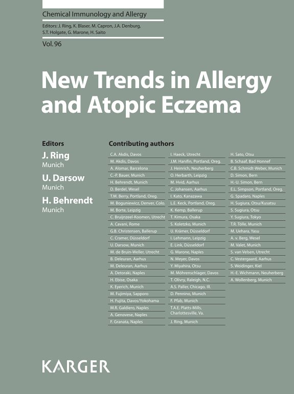 Couverture : New Trends in Allergy and Atopic Eczema