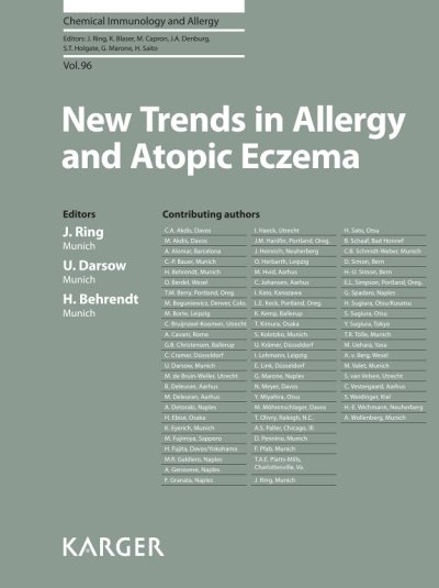 Couverture : New Trends in Allergy and Atopic Eczema