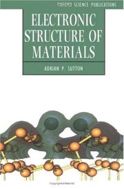 Couverture : Electronic structure of materials
