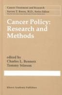 Couverture : Cancer policy