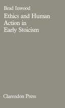 Couverture : Ethics and human action in early Stoicism