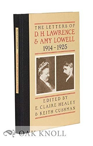 Couverture : The letters of D.H. Lawrence & Amy Lowell, 1914-1925