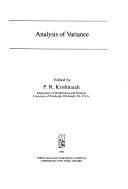Couverture : Analysis of variance