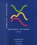 Couverture : Political science research methods