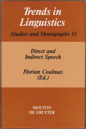 Couverture : Direct and Indirect Speech