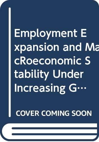 Couverture : Employment Expansion and MacRoeconomic Stability Under Increasing Globalization