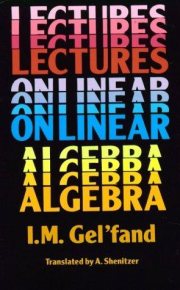 Couverture : Lectures on linear algebra