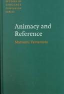 Couverture : Animacy and Reference (Studies in Language Companion)