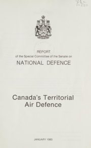 Couverture : Canada's territorial air defense