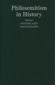 Couverture : Philosemitism In History