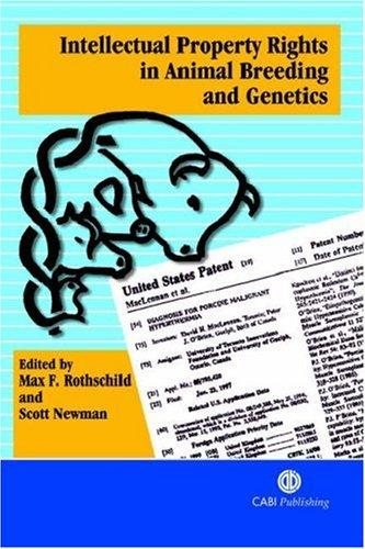 Couverture : Intellectual Property Rights in Animal Breeding and Genetics