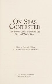 Couverture : On seas contested