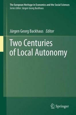 Couverture : Two Centuries of Local Autonomy