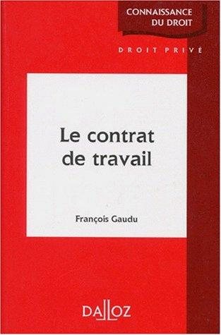Couverture : Le Contrat de travail